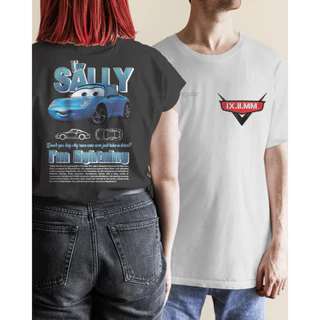 Kit Camisetas Sally & McQueen Personalizada - Presente bordado para namorados