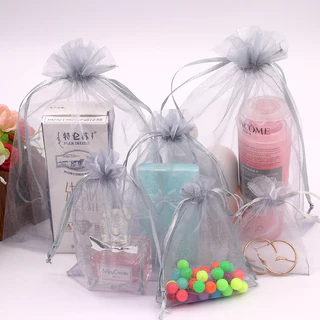 Kit 50 peças Saquinhos De Organza Doces/Joias/Casamentos/Festas em Oferta na Shopee