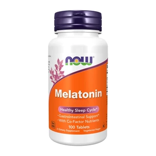 Melatonina Now Foods 100 Tablets Produto Importado