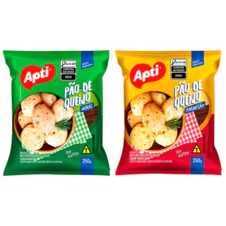 KIT COM 4 MISTURA PARA O PREPARO DE PÃO DE QUEIJO 250g APTI