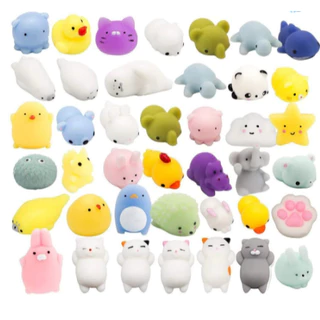 Unidade Squishy Bichinhos Macio Anti Stress de Apertar Brinquedos Simpl Dimpl Fidget Toy