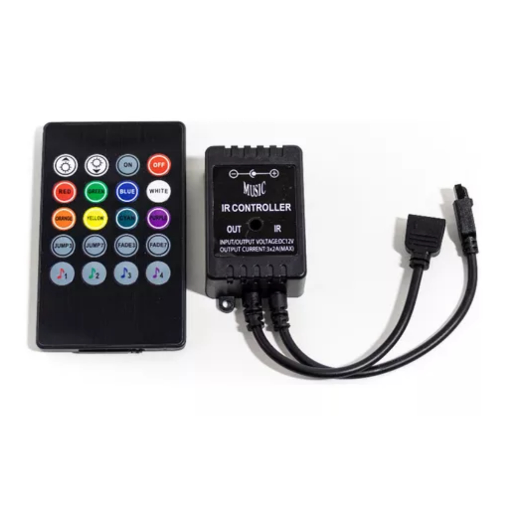 Controladora Musical Rítmico Sensor Fita Led Rgb 5050 12v