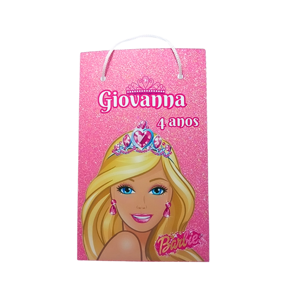 20 Sacolinhas Surpresa Personalizadas Barbie