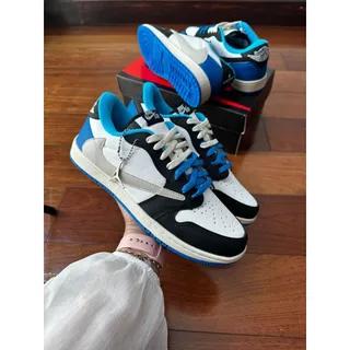 Tênis Air Jordan 1 Low "Fragment x Travis Scott"