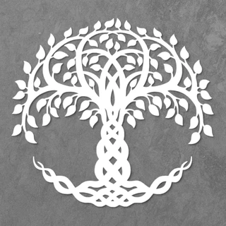 Mandala Arvore da vida Yggdrasil Celta Viking nordico geometria sagrada simbolo nórdico