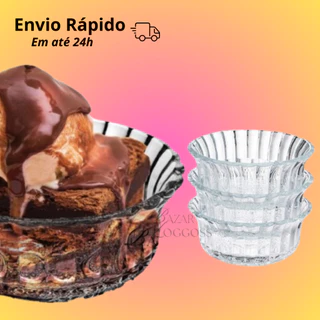 Jg Com 3 Peças Bowl Taça De Vidro Para Sorvete Sobremesa | 250ml
