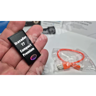 Micro mini escuta espiã gravador de audio com deteccção de som T7 Compact