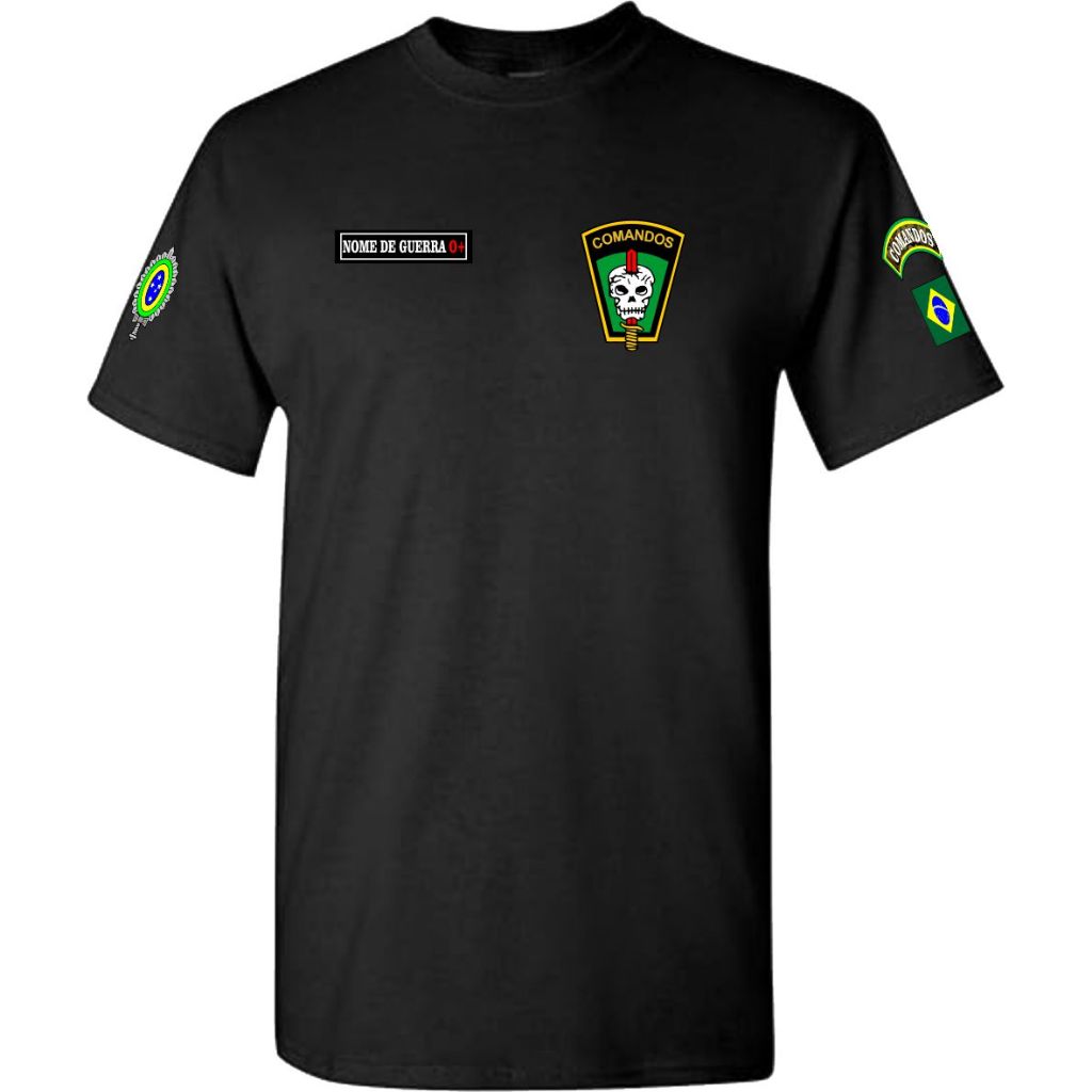 Camiseta Comandos Exército 100% algodão Oferta Queima Promoção tam.P