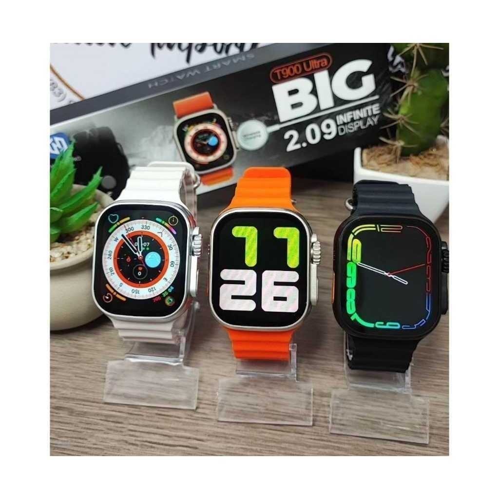 Smartwatch inteligente T800 Ultra Relógio Original com Pelicula Protetora feminino masculino 49mm