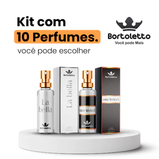 Kit 10 Perfumes de 15ml Bortoletto