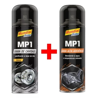 Graxa Spray Branca de Cavidade Mp1 160g/300ml - Mundial Prime-graxa de alta aderência
