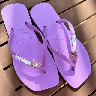 chinelo feminino detalhe borboleta