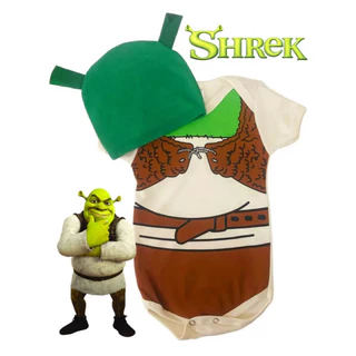 Body Temático Shrek + touca Mesversario