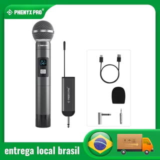 Phenyx Pro PDP-1 Kit de microfone recarregável sem fio microfone