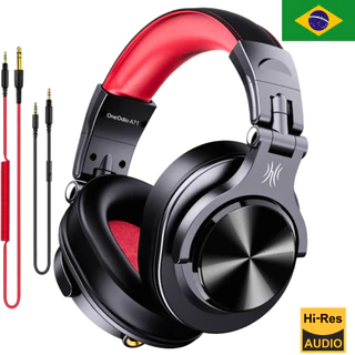 Headphone Dj Oneodio Profissional Studio A71 Original Fone P2 e P10 Monitor Áudio