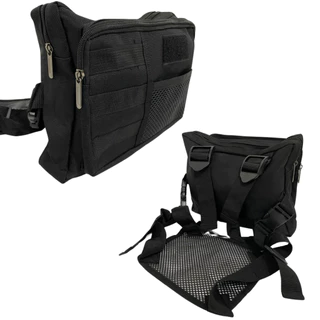 Bolsa Peitoral Bag Nylon Motoboy Sholder Bag Alça Regulável Pochete
