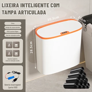 14 L Parede pode ser pendurado Lixeira Sensor Automática Inteligente de Banheiro Cozinha O quarto