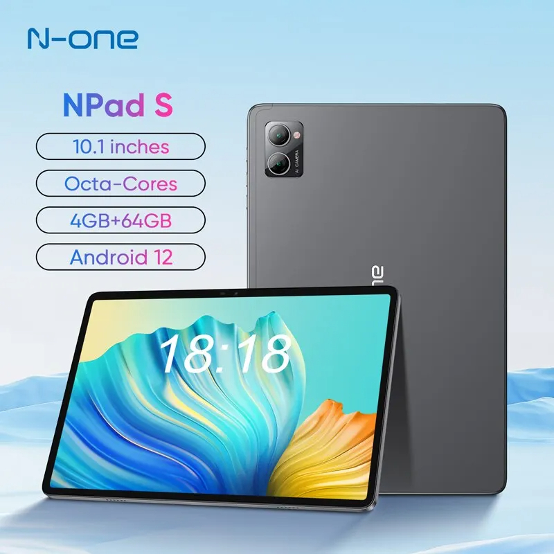 Tablet N-ONE NPad S de 10,1" Octa-core 4GB 64GB Android 12 6600mAh Dual WIFI BT5.0 - N-ONE