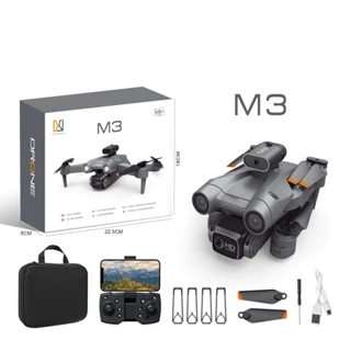 2.4G Drones Dobráveis ​​Wifi 8k Altura Zangão M3 Fixaram Zangões com Evitação Dupla da Câmera em Oferta na Shopee
