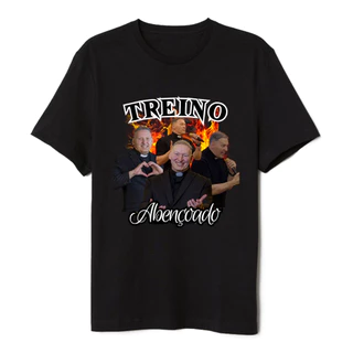 Camiseta Treino Abençoado Padre Academia Estilo Vintage