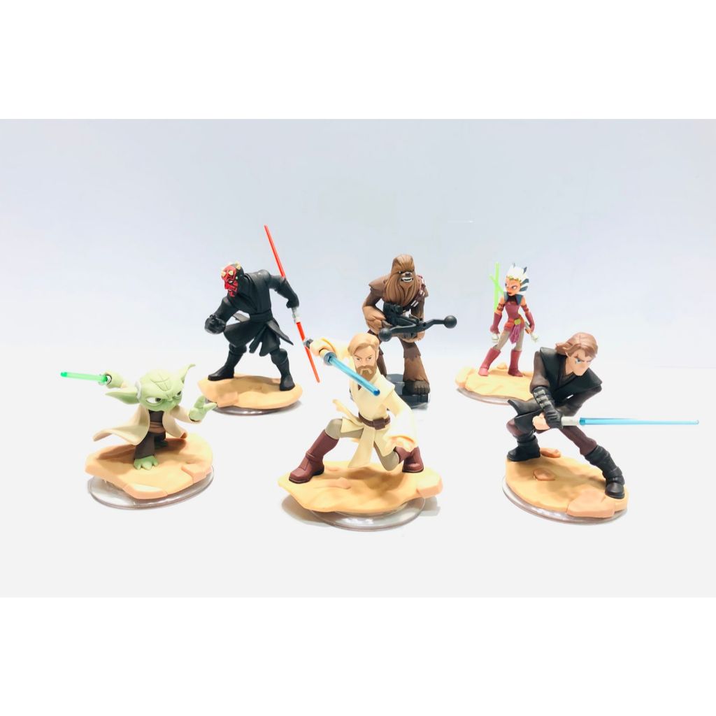 Bonecos Coleção Star Wars Infinity Disney Em Miniatura