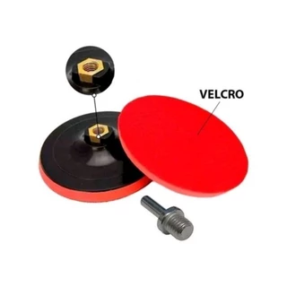 Suporte Disco De Lixa C/Velcro MTX P/ Furadeira ou Lixadeira