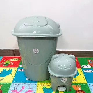 Conjunto quarto do bebê cesto 41 litros e lixeirinha 6,5l fofura adoleta em Oferta na Shopee