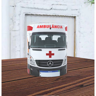 Caneca Samu Ambulancia com Nome