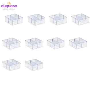 15~40 CAIXAS DIVISORIA ACRILICA. 7X7 TRANSPARENTE C/ TAMPA DOCES, LEMBRACINHAS FESTAS ORGANIZADORA - OLDANI PLAST