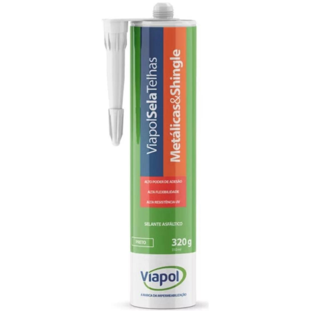 Viapol Sela Telha Asfaltico 320g - Viapol | Shopee Brasil