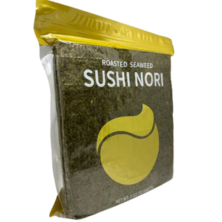 Alga Marinha Nori Tradicional Sushi Temaki Crocante 50 Folhas