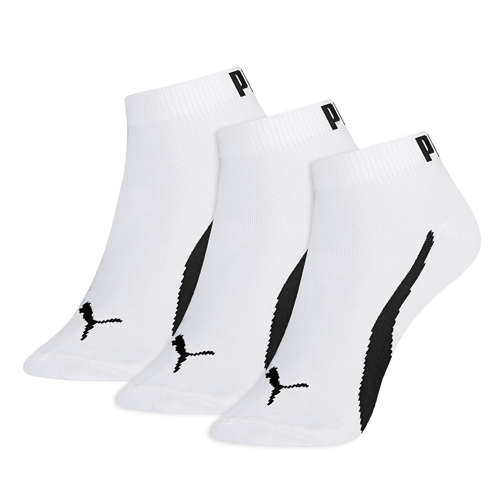 Kit 3 Pares Meia Puma Cano Curto Esportiva Masculina Algodão