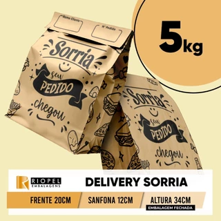 Saco Delivery Generico 20x34x12 5 kg ( ARTE SORRIA ) 100 un