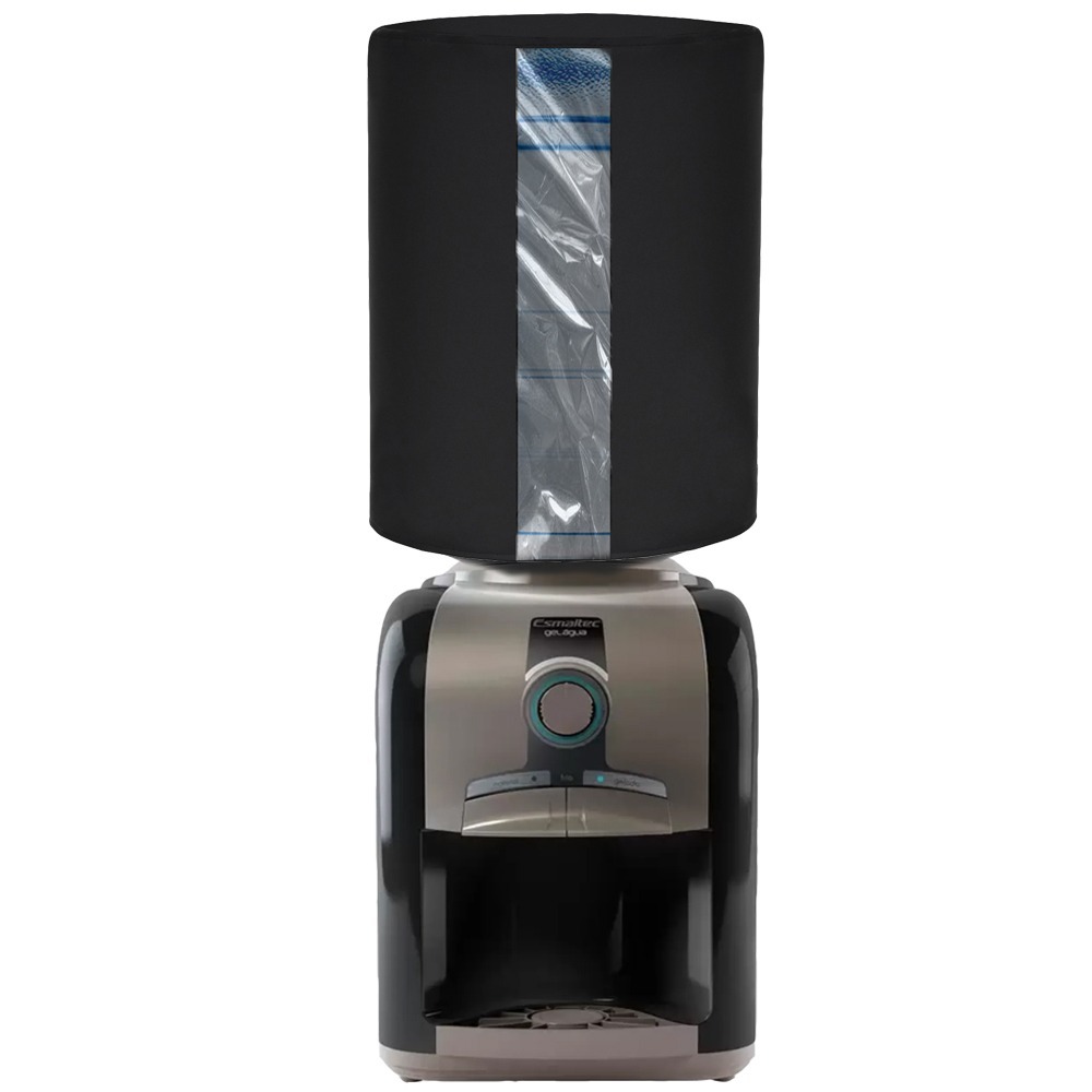 Capa para Galão De Água 20 Litros Garrafão Preto transparente Impermeável