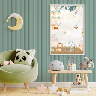 Papel de Parede Ripado Madeira 3d Verde Menta Vários Tamanhos MAD69