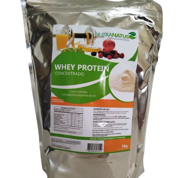 Whey Protein Concentrado Importado Eua Com Laudo 1kg