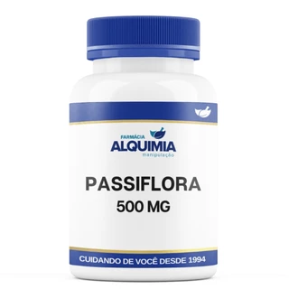 Passiflora 500mg - 60, 120 e 180 Cápsulas - Legítimo
