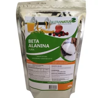Beta Alanina Pura 600g Importada Com Laudo