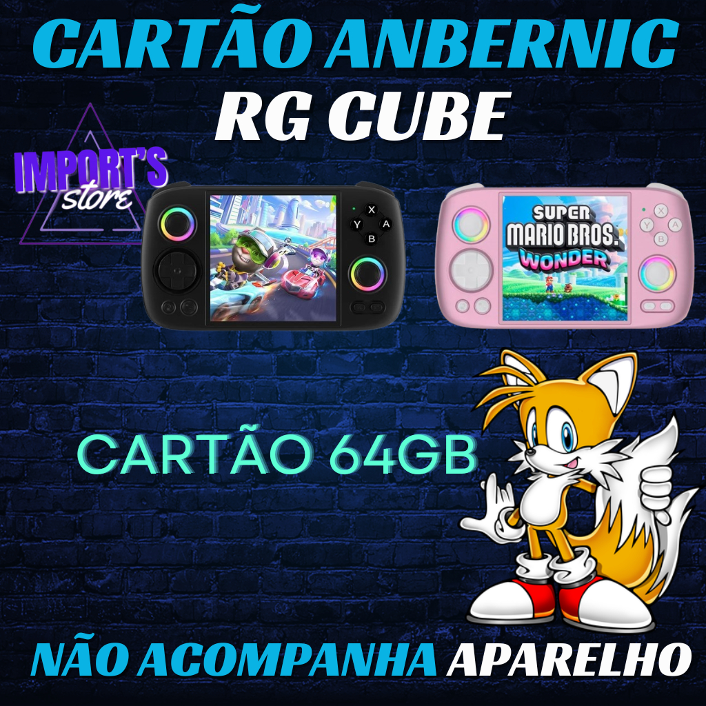 Cartão para Console Anbernic RG CUBE 64GB 128GB 256GB | Shopee Brasil