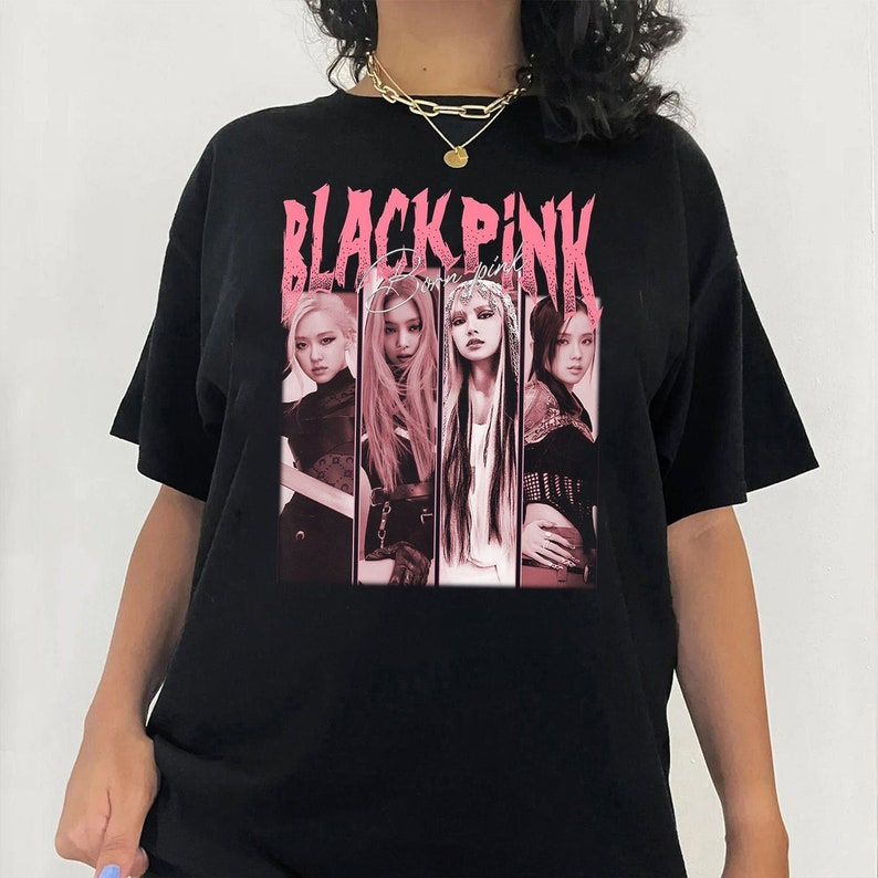 Camiseta T-shirt Unissex Grupo Kpop BlackPink Born Pink | Shopee