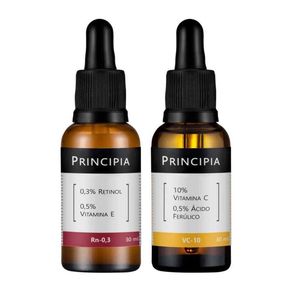 Principia: Vitamina C 30ml + Retinol 30ml | Shopee Brasil