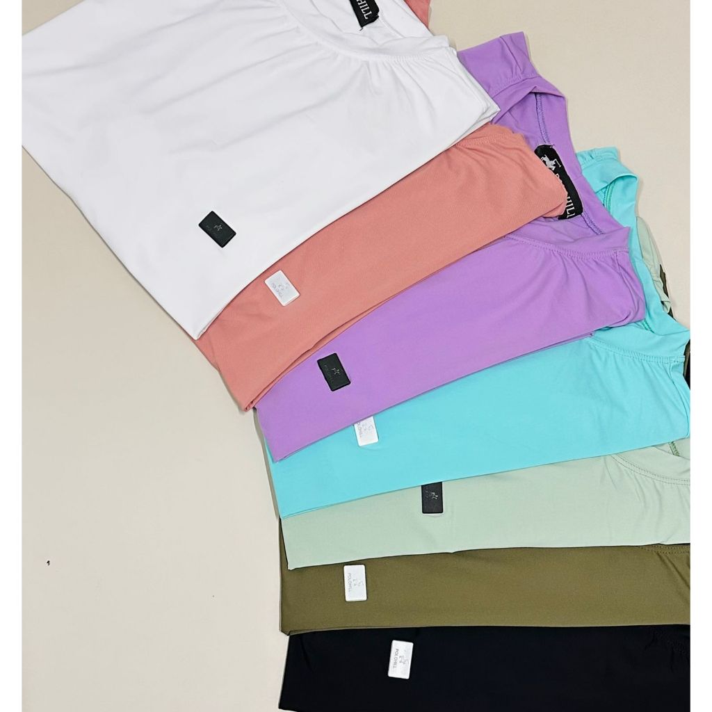 Camisetas Masculinas de Malha em poliamida Básicas Camisas Premium super macia