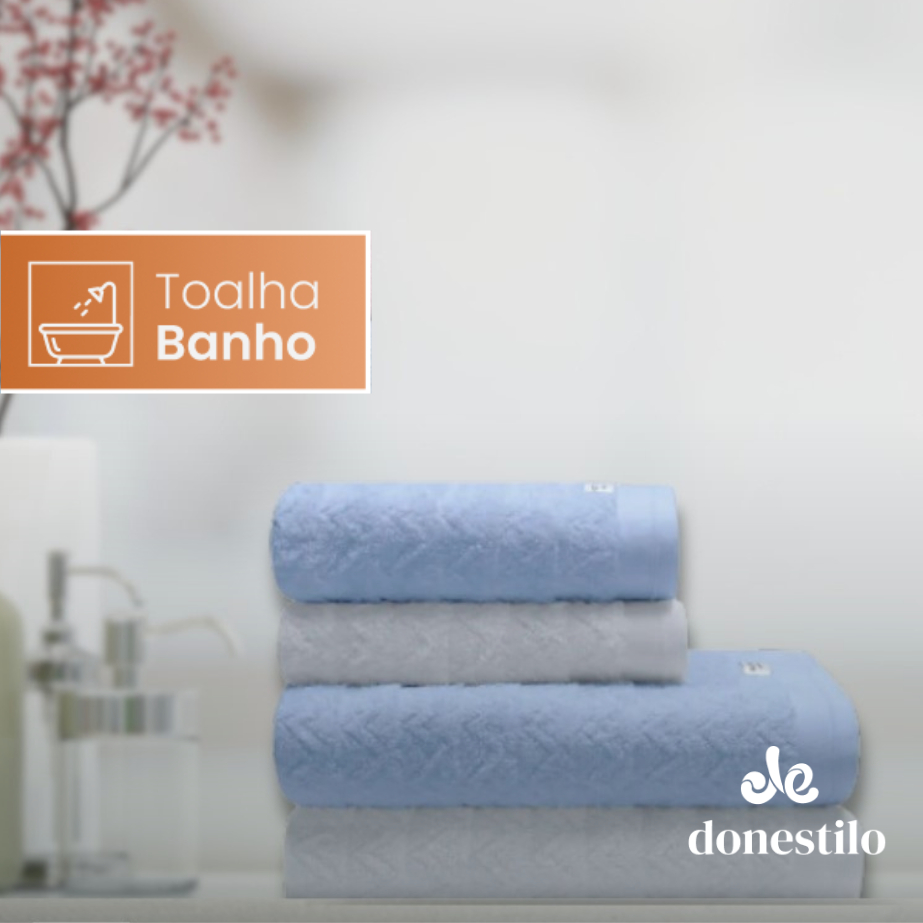 Toalha de Banho Bouton Nobre Línea 70×140 cm