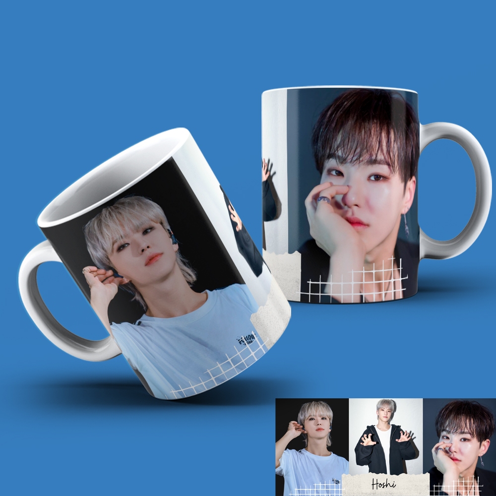 Caneca Hoshi Seventeen KPOP 10 Modelos | Shopee Brasil
