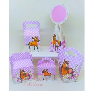 SPIRIT Personalizados (PEGUE E MONTE) - kit festa - lembrancinha - aniversario - caixinhas personalizadas - festa infantil