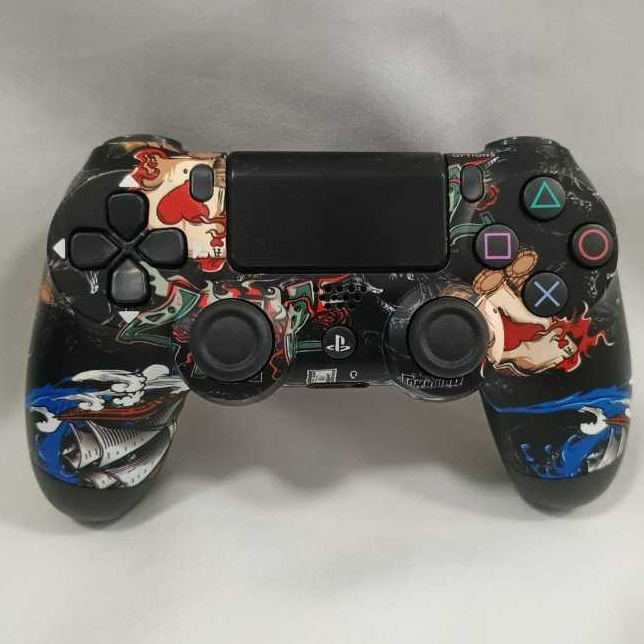 CONTROLE PS4 - PERSONALIZADO - ORIGINAL - USADO - SEM FIO
