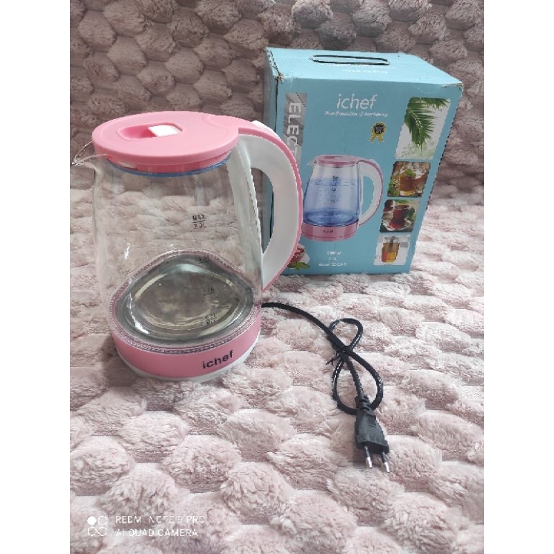 Jarra Elétrica De Vidro 220v Chaleira Elétrica de vidro