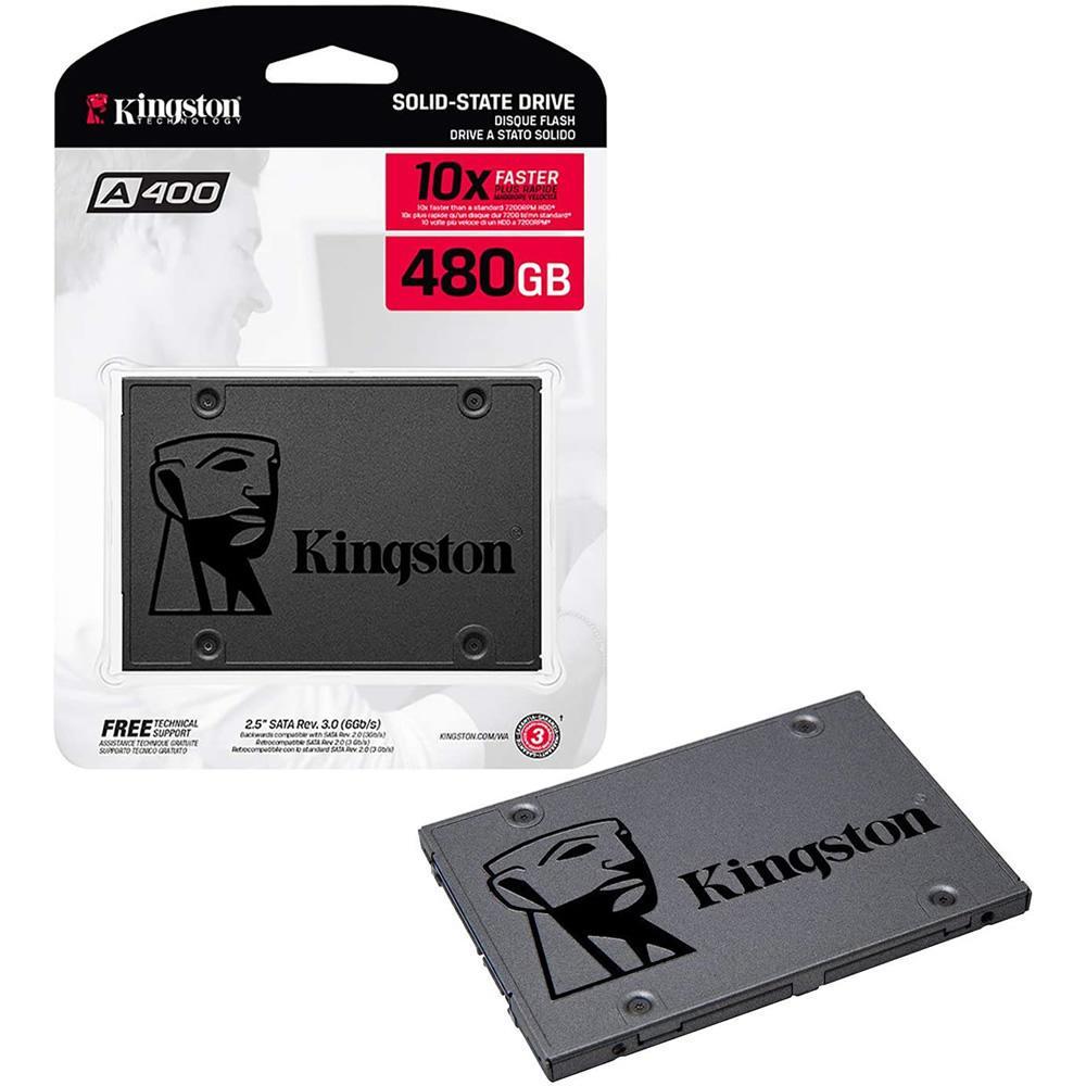 SSD Kingston 480GB 2.5" SATA 3 - SA400S37/480G
