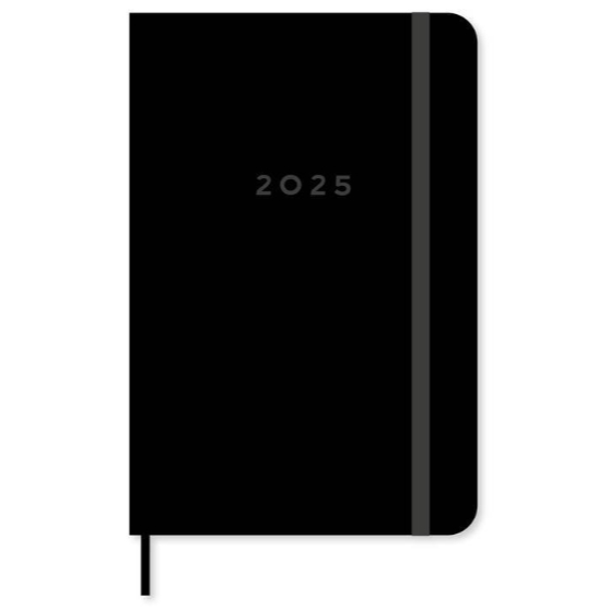 Agenda Planner 2025 Clássica Semanal 9x13 Preta Cicero | Shopee Brasil