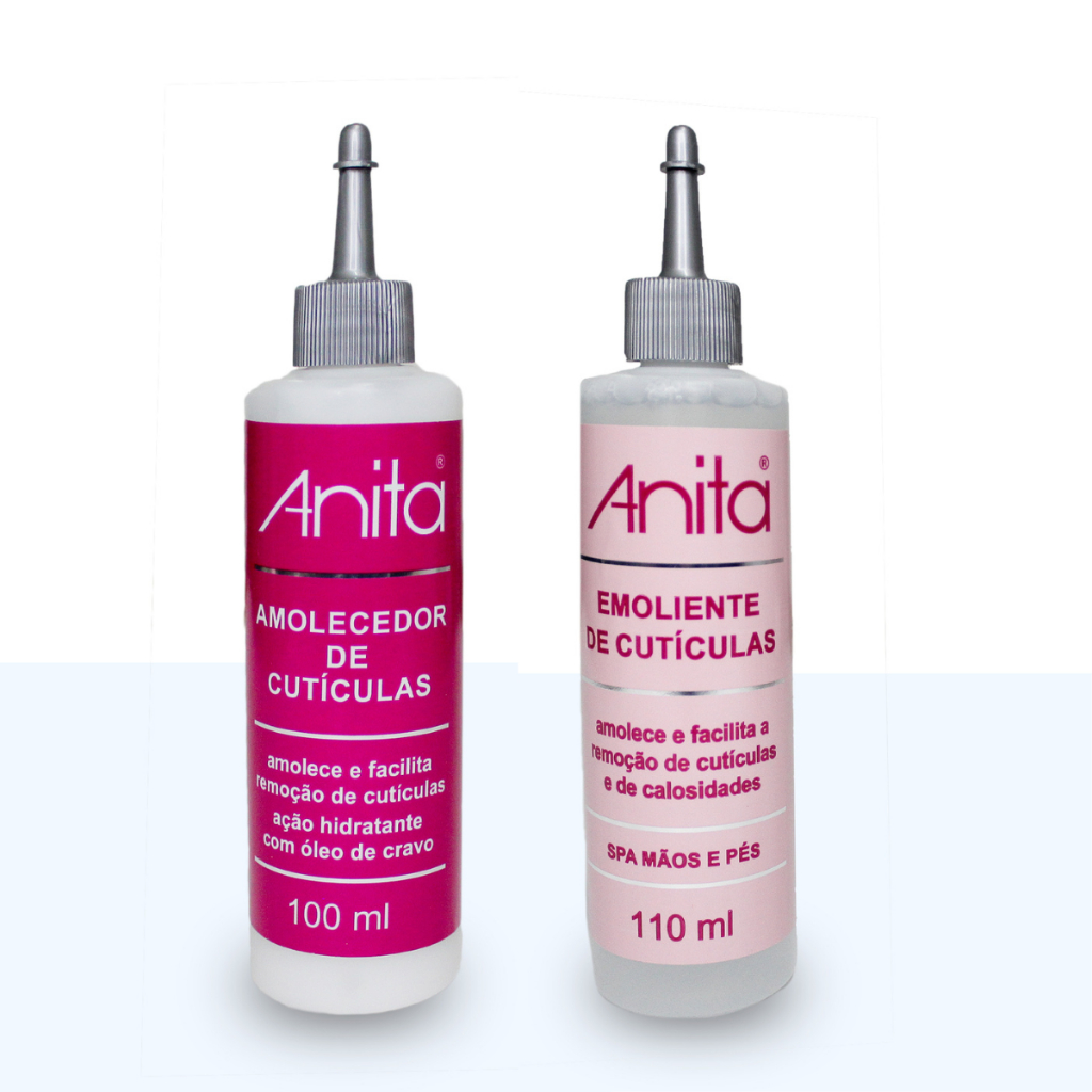 Kit Anita Amolecedor de Cutículas 100ml + Emoliente de Cutículas 110ml ...